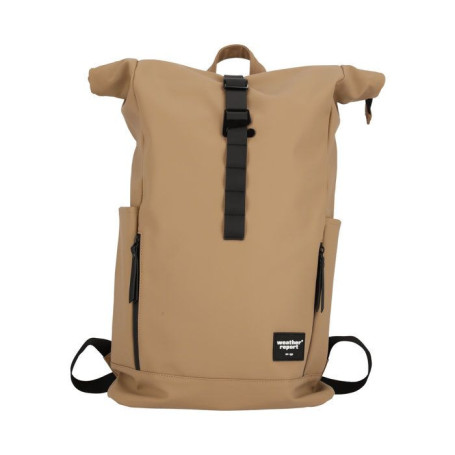 Sac de Sport Weather Report Bronze PU Beige - Résistant aux Intempéries