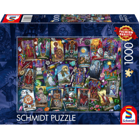 Puzzle Cartes de Tarot - 1000 Pièces par Schmidt Spiele