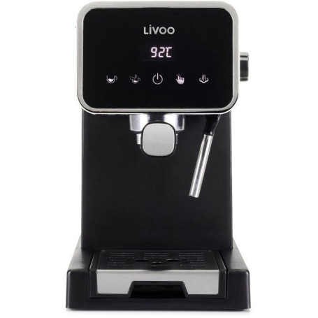 Machine à café expresso LIVOO DOD218N - 1100 W, 20 bars, Noir élégant