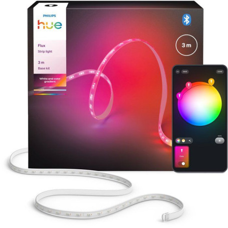 Ruban LED Philips Hue 3 m avec Chromasync - Éclairage Coloré et Blanc Intense