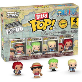 Pack de Mini Figurines Funko Bitty POP! One Piece - Luffy et Compagnons