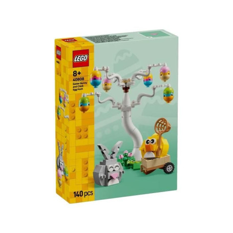 Set de jeu LEGO Lapin de Pâques avec 2 animaux colorés