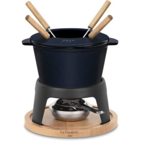 Fondue Électrique en Fonte Émaillée MONT D'ARBOIS - 1,2 L pour 4 Personnes - LA FONDERIE