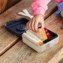 Lunch Box Enfant Snacky Wolf avec Couverts - MONBENTO