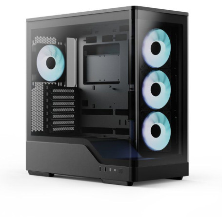 Boîtier PC AEROCOOL P500A Moyen Tour avec Panneaux en Verre Trempé