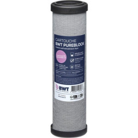 Cartouche Charbon Actif BWT PUREBLOCK 10 µm pour Filtration de Finition