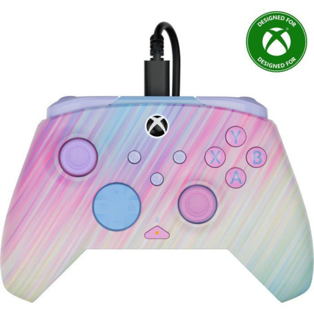 Manette Filaire Turtle Beach Rematch Advanced Cotton Candy pour Xbox et PC