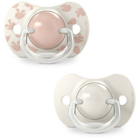 Lot de 2 sucettes symétriques Birdies - SUAVINEX - 6 à 18 mois - Rose