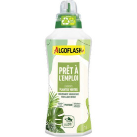 Engrais prêt à l'emploi ALGOFLASH pour Plantes Vertes - 1 L
