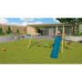 Portique de jeux en bois et métal avec toboggan - MAKUTA 2
