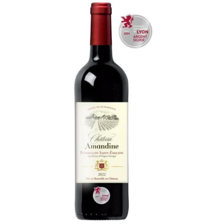 Château Amandine 2022 - Vin Rouge Puisseguin Saint-Émilion 75 cl