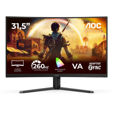 Ecran PC Gamer Incurvé AOC 32'' FHD 260Hz avec Dalle VA