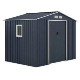 Abri de jardin en métal VENUS 5,29 m² avec kit d'ancrage