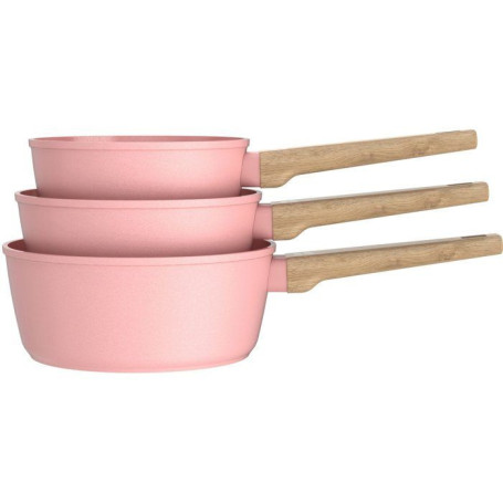 Set de 3 casseroles en céramique - Compatibles tous feux - Arthur Martin