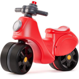 Scooter Strada Rouge - Guidon Directionnel et Klaxon - 100% Fabriqué en France