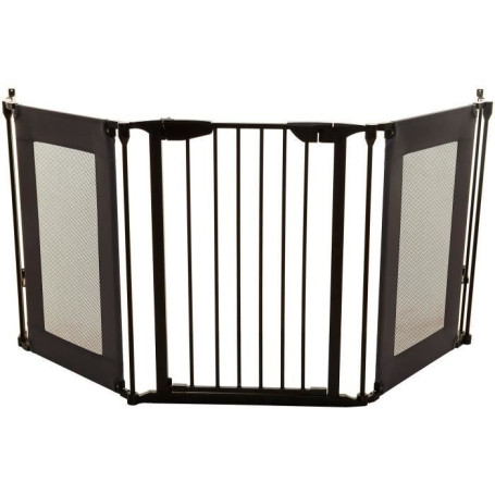 Barrière de Sécurité Dreambaby Denver - 3 Panneaux Noir 85,5-200 cm