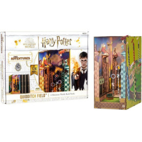 Maquette 3D Book Nook Harry Potter - Terrain de Quidditch avec LED