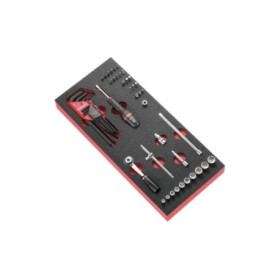 Coffret d'outils FACOM RL.161 avec plateau mousse et cliquet 1/4"