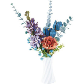 Book Nook - Kit DIY Maquette 3D Serre Livre Bouquet Green Nook