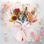 Book Nook - Kit DIY Maquette 3D Serre Livre Bouquet Floral