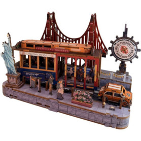 Book Nook - Kit DIY Maquette 3D Rue de New York