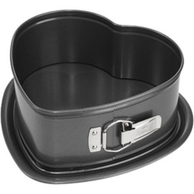 Moule à gâteau en cœur avec fond amovible - BIRKMANN - Acier carbone antiadhésif