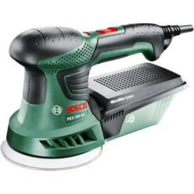 Ponceuse Excentrique Sans Fil BOSCH PEX 300 AE - 270W avec 25 Abrasifs