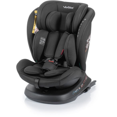 Siège Auto Pivotant BABYAUTO Sigma IFix Vivitta - Groupe 0/1/2/3 - Noir