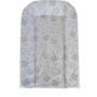 Matelas à Langer BAMBISOL en Mousse avec Motif Argenté et Blanc
