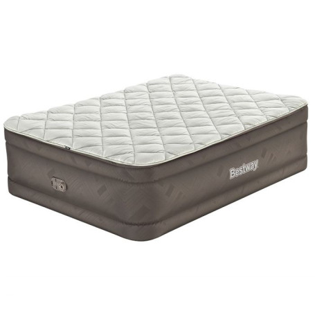 Matelas Gonflable BESTWAY Tough Guard Fortech 2 Places avec Pompe Électrique