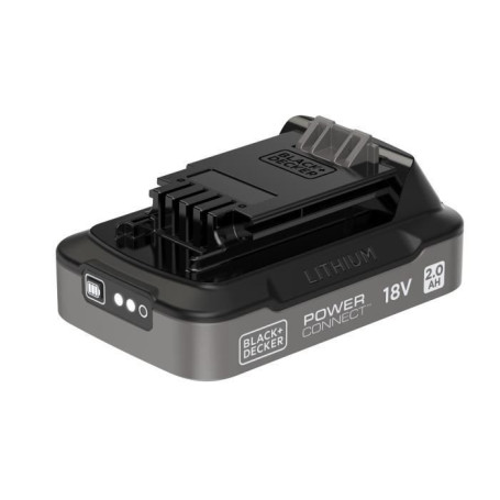 Batterie Lithium 18V 2Ah avec Indice de Charge - BLACK+DECKER
