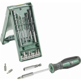 Jeu de 14 embouts et forets Mini X-Line BOSCH pour vis et maçonnerie