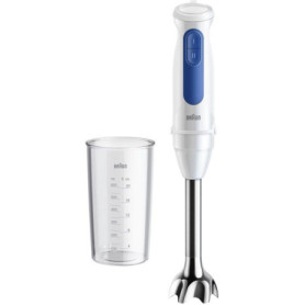 Mixeur Plongeant Braun MultiQuick MQ30001M - 900W - Blanc et Bleu