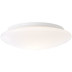Applique Murale Extérieure BRILLIANT FARLY en Métal et Plastique Blanc