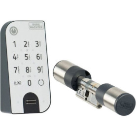 Cylindre électronique BURG-WÄCHTER secuENTRY easy 7602 avec clavier et empreinte digitale