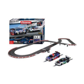 Circuit Électrique Carrera Digital 132 - Race For Gold avec 2 Voitures DTM