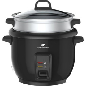 Cuiseur à Riz Électrique Inox 1,8 L avec Panier Vapeur - CONTINENTAL EDISON