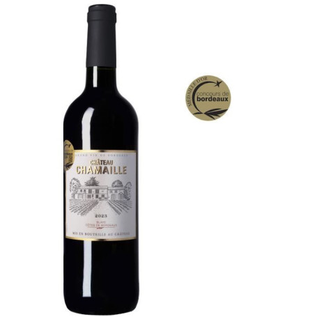 Château Chamaille 2023 - Vin Rouge Blaye Côtes de Bordeaux 75cl