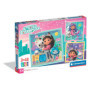 Puzzle Gabby's Dollhouse - 3 x 48 pièces par CLEMENTONI