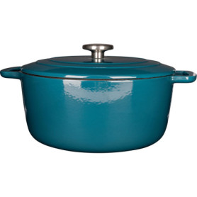 Cocotte en Fonte Émaillée 28 cm - COSY & TRENDY - Idéale pour Ragoûts