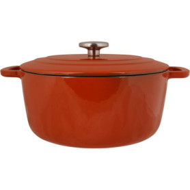 Cocotte en Fonte Émaillée 28 cm - COSY & TRENDY - Idéale pour Ragoûts