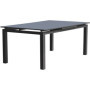 Table de jardin extensible MIAMI en aluminium - 10 personnes - Gris anthracite