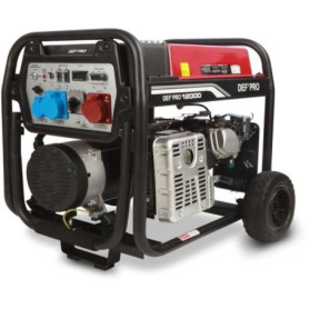 Groupe électrogène Essence DEFPRO 8500W Triphasé Bi-tension