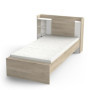 Lit Enfant LIFE avec Rangements - 90x190/200 - Chêne et Blanc - Fabrication Française