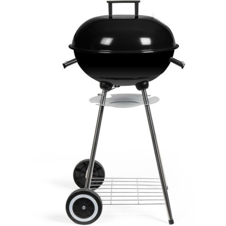 Barbecue à Charbon LIVOO avec Grille en Acier Chromé - Ø 41 cm