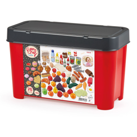 Coffret d'Alimentation Écoiffier avec 75 Accessoires pour Petits Chefs
