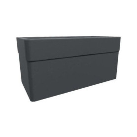 Jardinière Carel 80 cm avec roulettes - EDA - Gris Anthracite