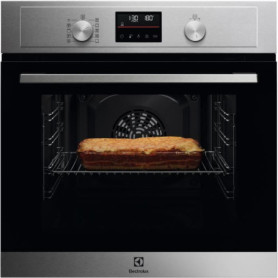 Four encastrable multifonction pyrolyse Electrolux inox anti-trace
