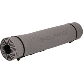 Tapis de Yoga ENDURANCE 4 mm - Confort et Élégance en Gris