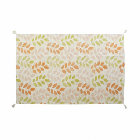 Tapis DKD Home Decor Beige Multicouleur Feuille d'une plante (120 x 180 x 1 cm) 88,99 €